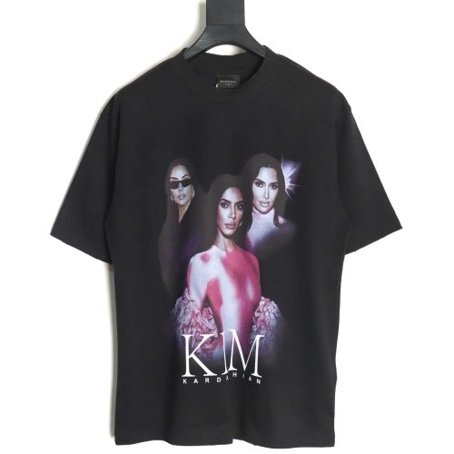 Balenciaga Kimk Art Short Sleeve T-Shirt,Balenciaga