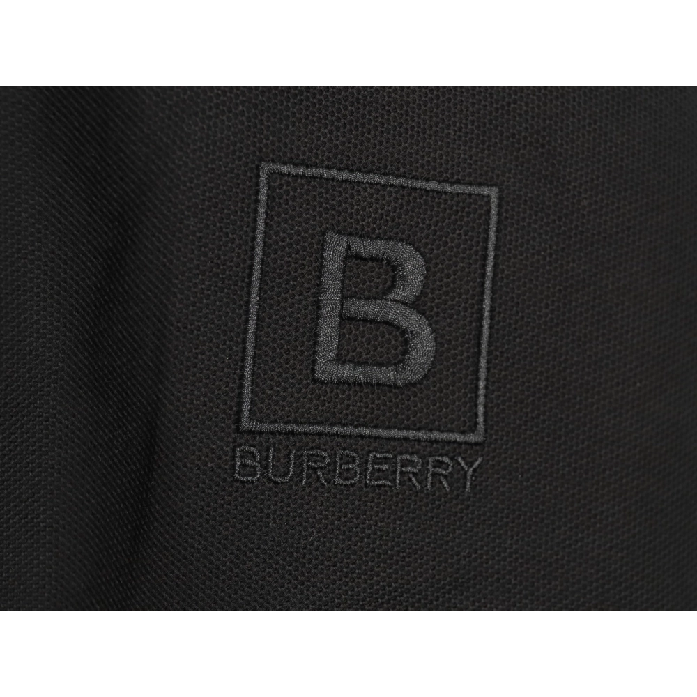 Burberry chest B-embroidered short-sleeved polo shirt TSK4,Burberry