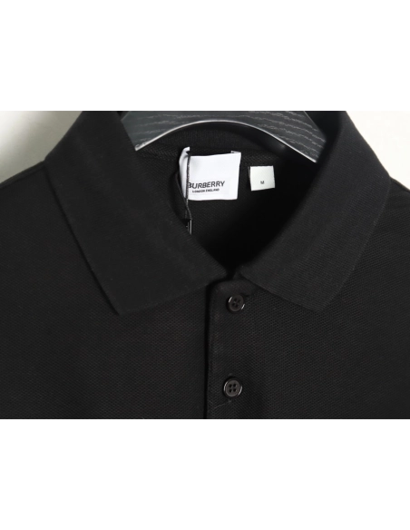 Burberry chest B-embroidered short-sleeved polo shirt TSK4,Burberry