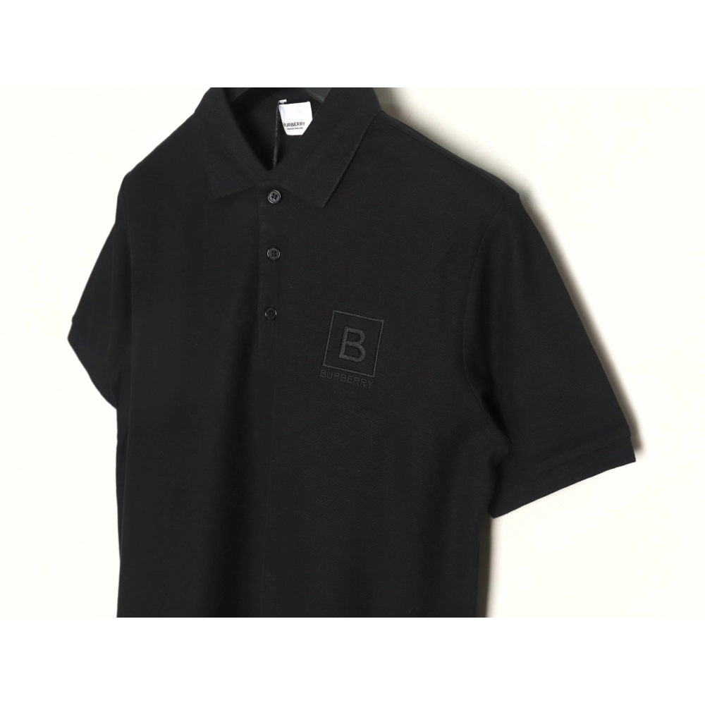 Burberry chest B-embroidered short-sleeved polo shirt TSK4,Burberry