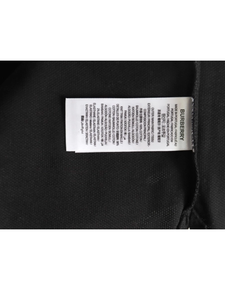 Burberry chest B-embroidered short-sleeved polo shirt TSK4,Burberry