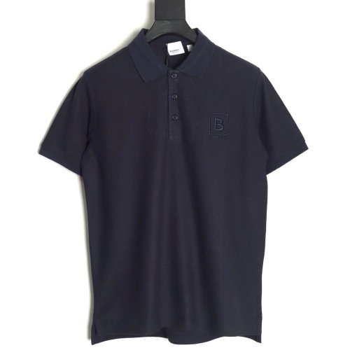 Burberry chest B-embroidered short-sleeved polo shirt TSK3,Burberry