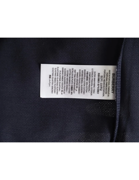 Burberry chest B-embroidered short-sleeved polo shirt TSK3,Burberry