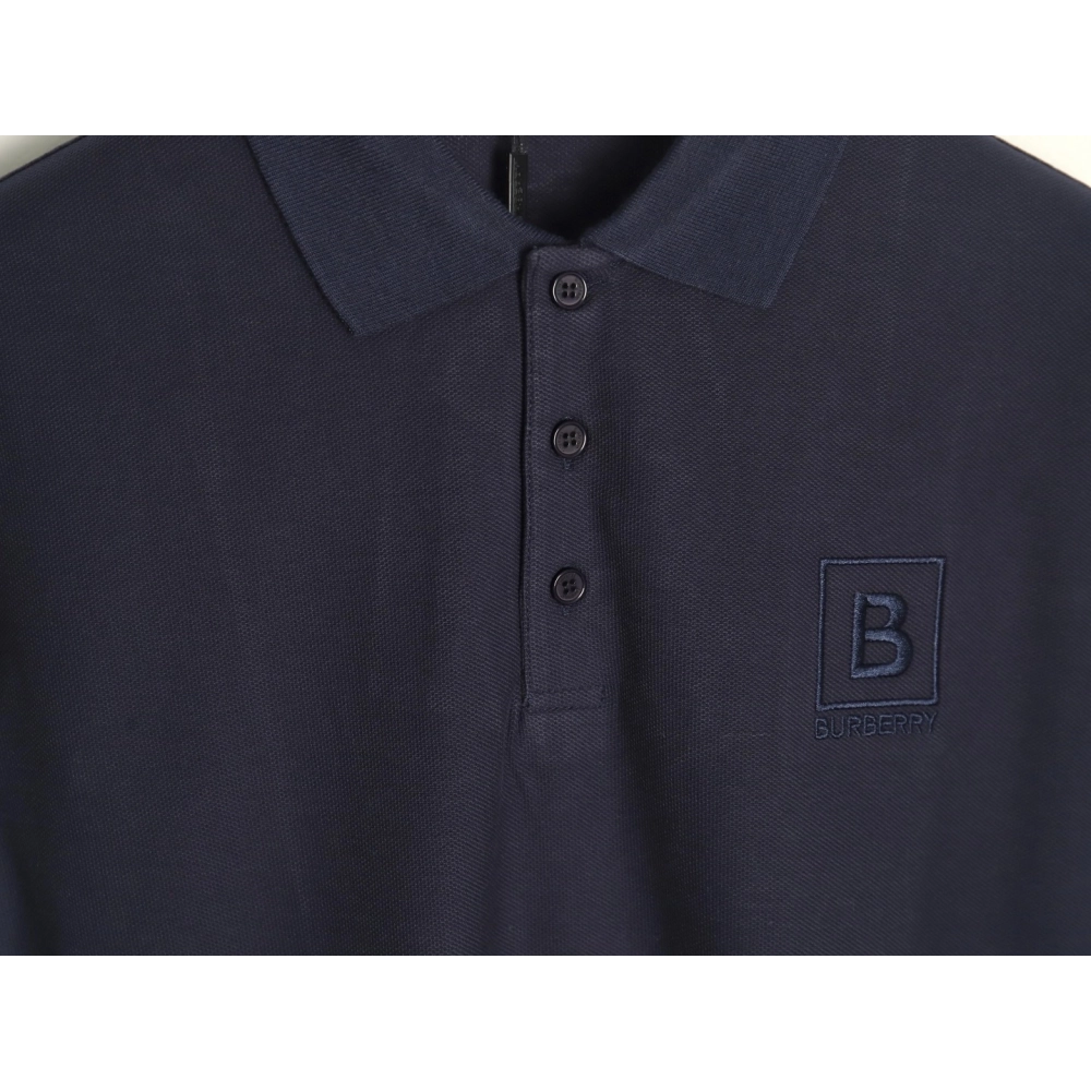 Burberry chest B-embroidered short-sleeved polo shirt TSK3,Burberry
