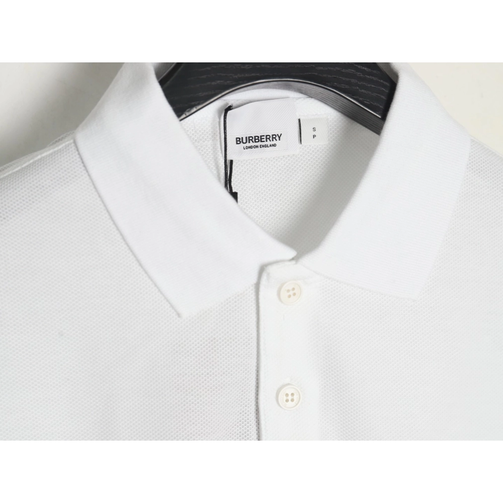 Burberry chest B-embroidered short-sleeved polo shirt,Burberry