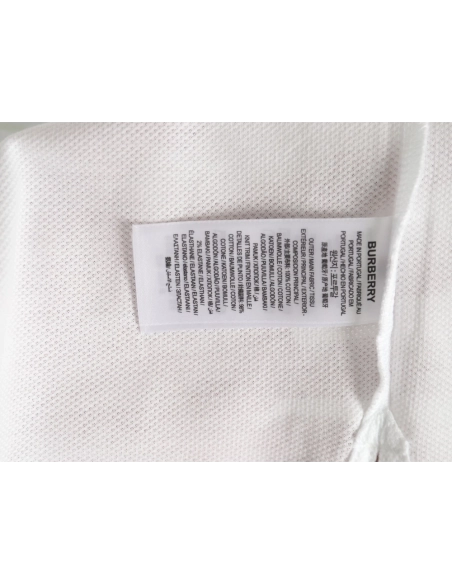 Burberry chest B-embroidered short-sleeved polo shirt,Burberry