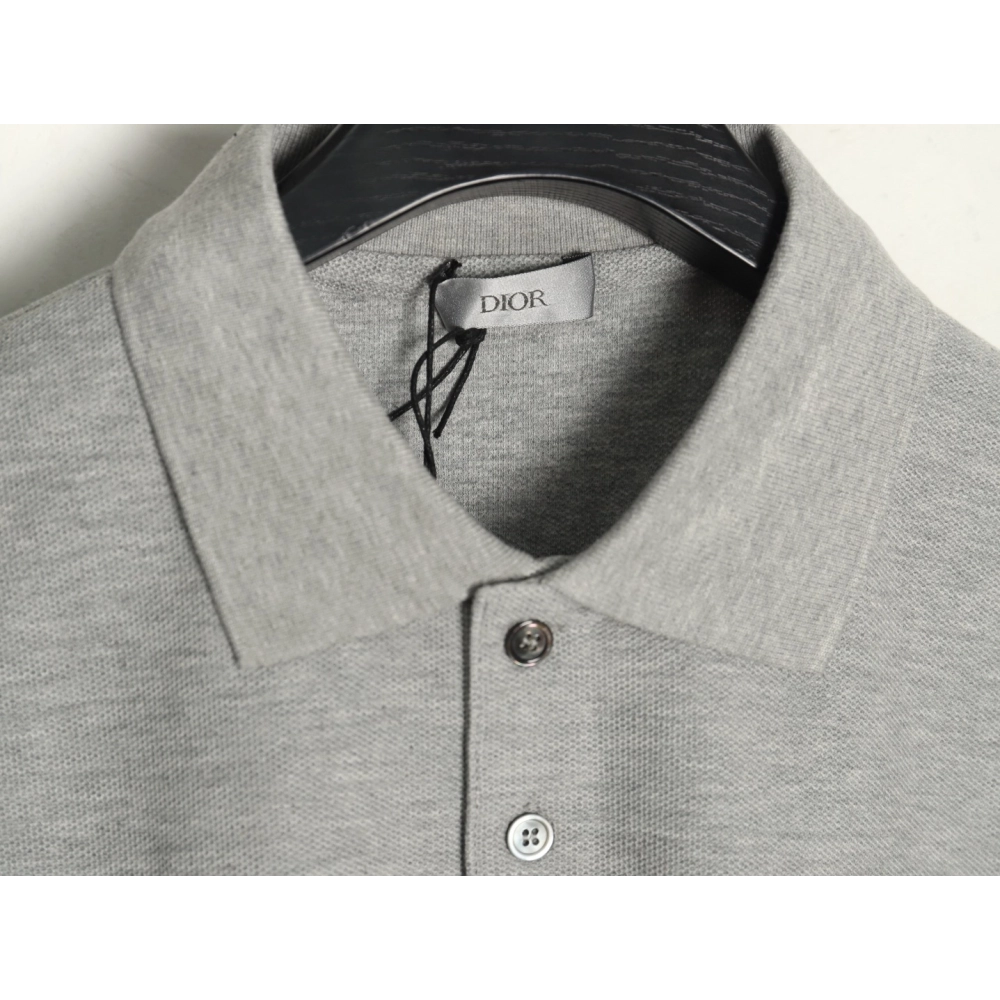Dior square embroidery short sleeve polo shirt TSK1,Dior