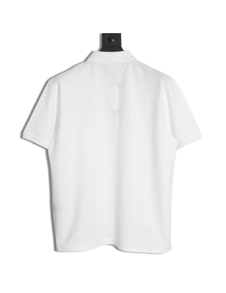 Dior square embroidery short sleeve polo shirt,Dior