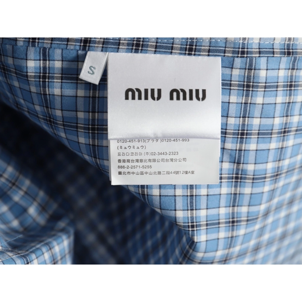 Miu miu checked shirt,Miu Miu