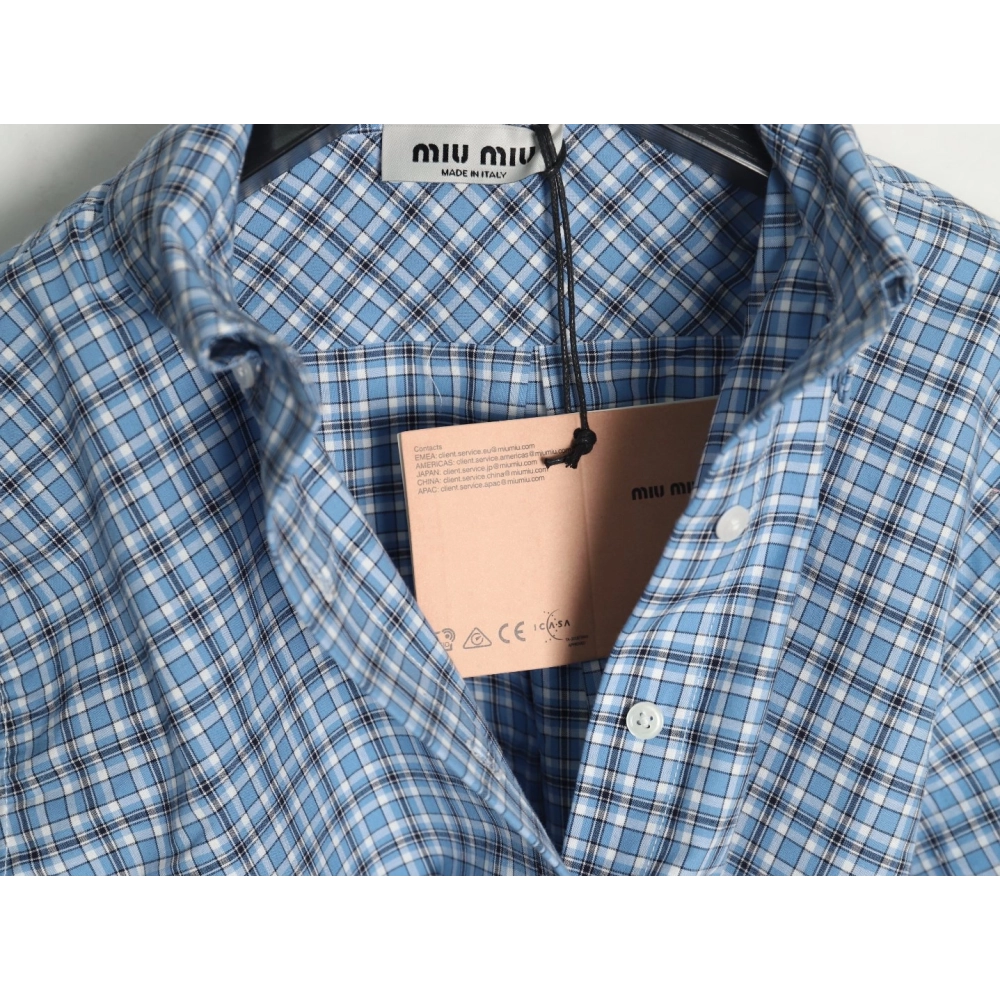 Miu miu checked shirt,Miu Miu