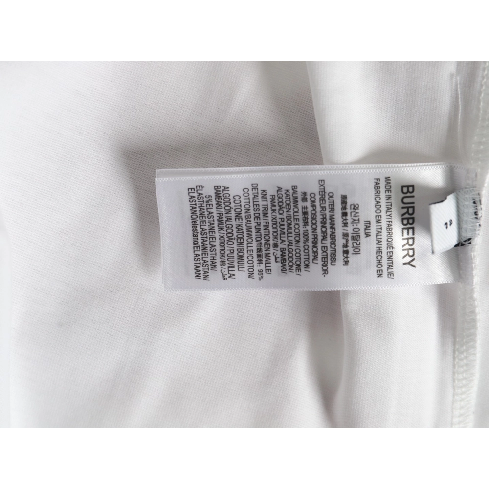Burberry lettering logo print crew neck short sleeves,Burberry
