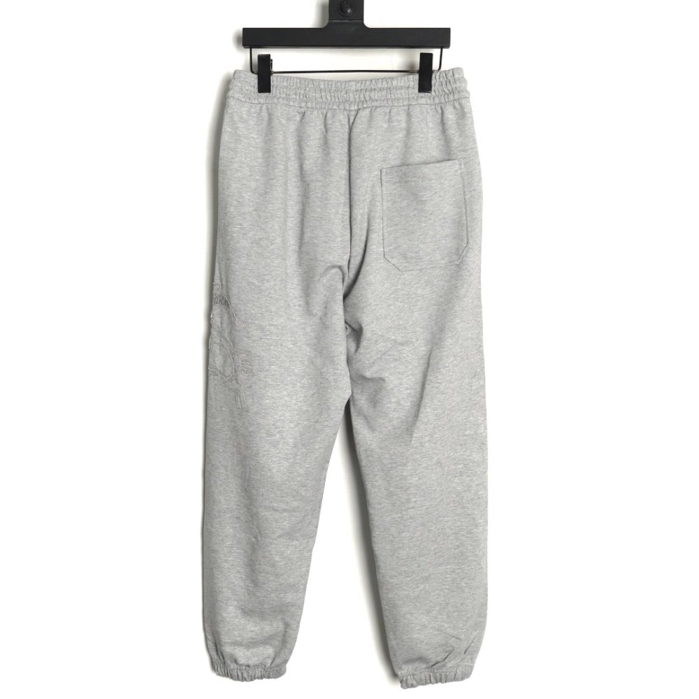 Burberry 3D embroidered logo sports casual sweatpants TSK1,Burberry