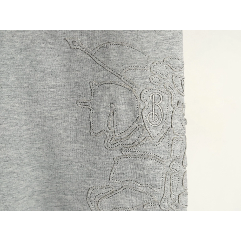 Burberry 3D embroidered logo sports casual sweatpants TSK1,Burberry