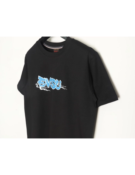 Evisu Buddha head large M print short sleeves,Evisu