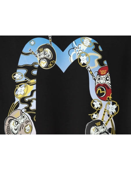 Evisu Buddha head large M print short sleeves,Evisu