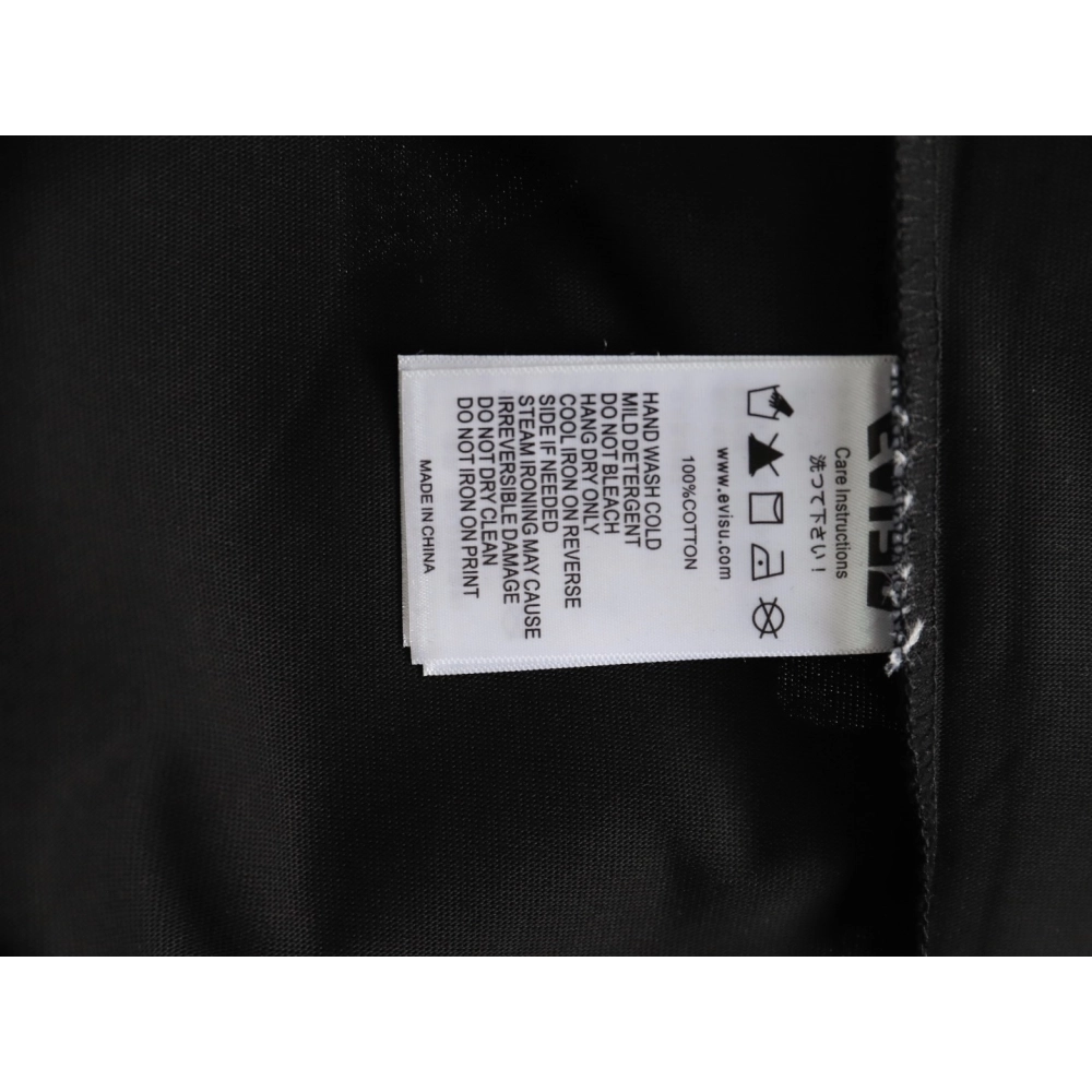 Evisu Buddha head large M print short sleeves,Evisu