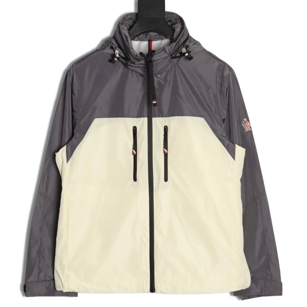 Moncler top-bottom patchwork lightweight jacket,Moncler
