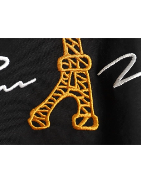 Louis Vuitton Tower Signature Embroidery Short Sleeve TSK1,Louis Vuitton