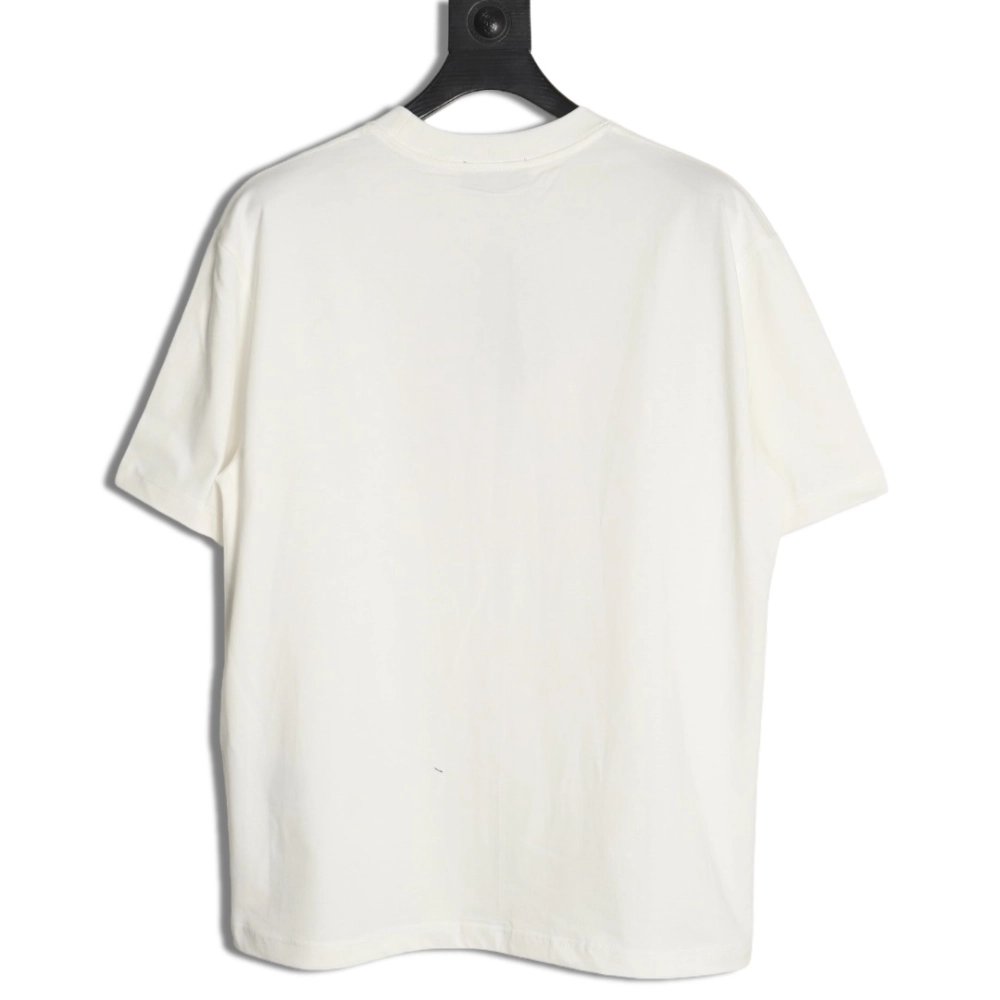 Gucci cursive logo embroidered short sleeves,Gucci