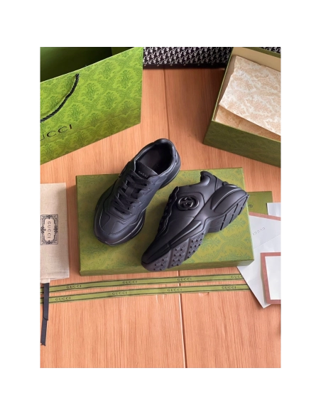 Gucci GG Rhyton Retro Casual Sneakers,GUCCI SHOES