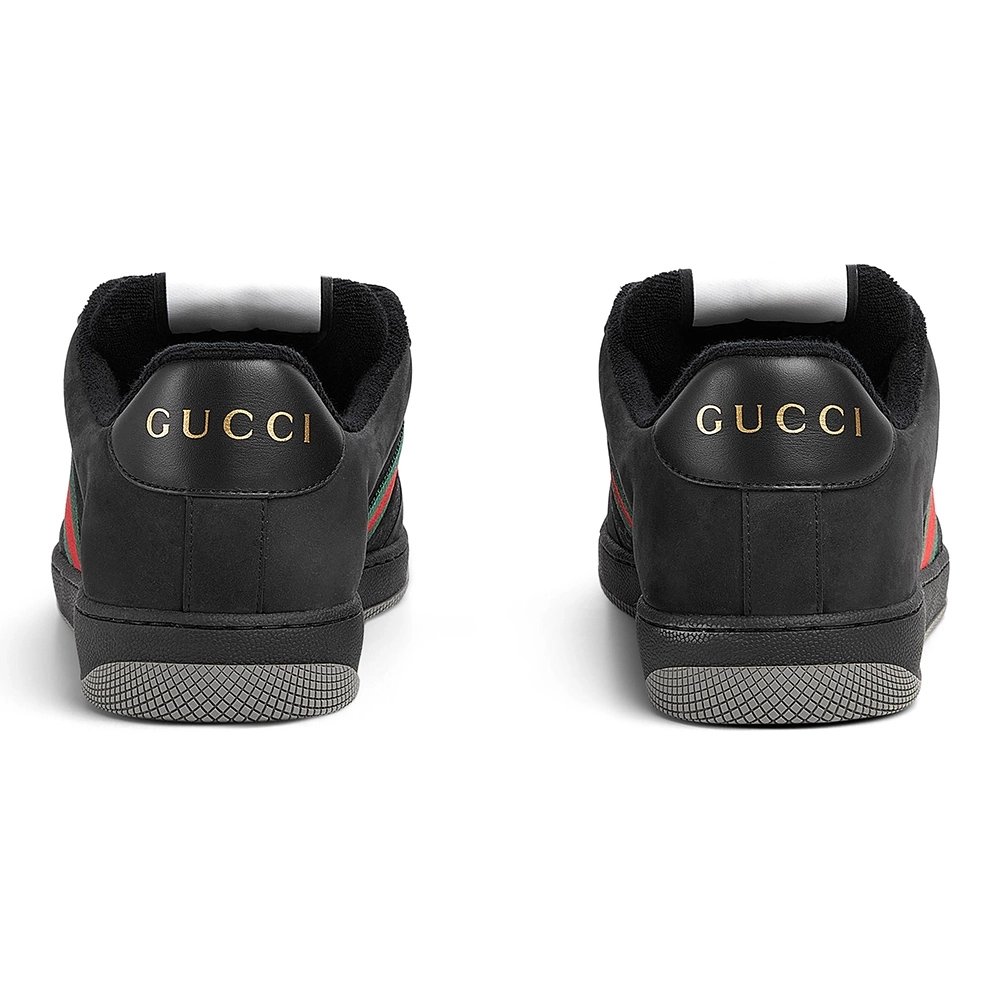 Gucci GG Screener GG Canvas - Black Green Red,GUCCI SHOES