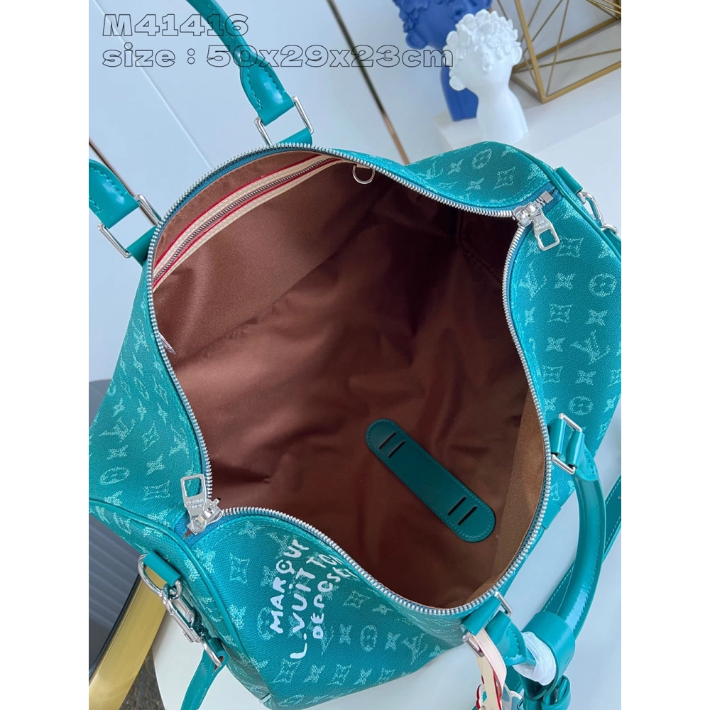 Louis Vuitton Keepall Bandouli¨¨re 50 Bags M12687 50*29*23cm,Louis Vuitton Bags