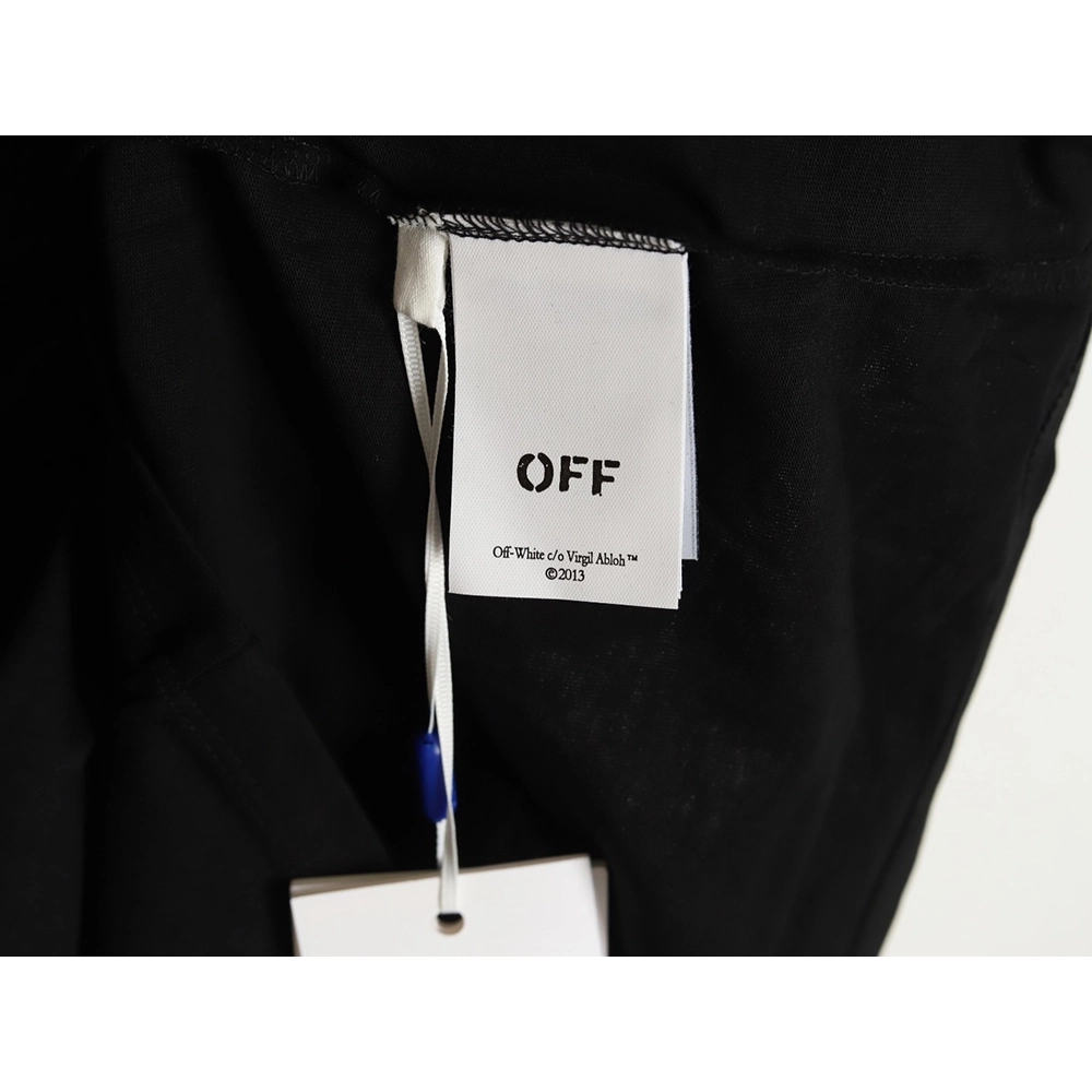 Off White Gold Painted Arrow Short Sleeves,Off White