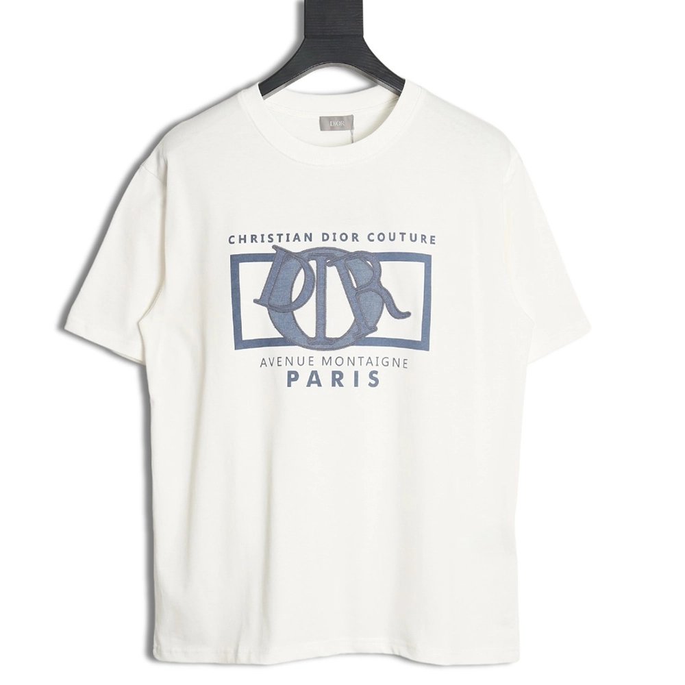 Dior patch embroidered lettering short sleeves,Dior