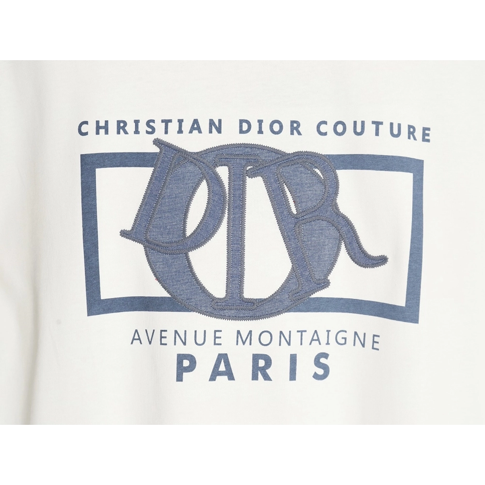 Dior patch embroidered lettering short sleeves,Dior