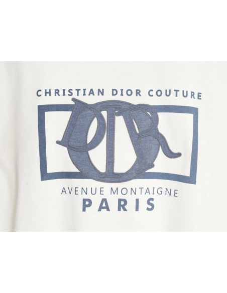 Dior patch embroidered lettering short sleeves,Dior