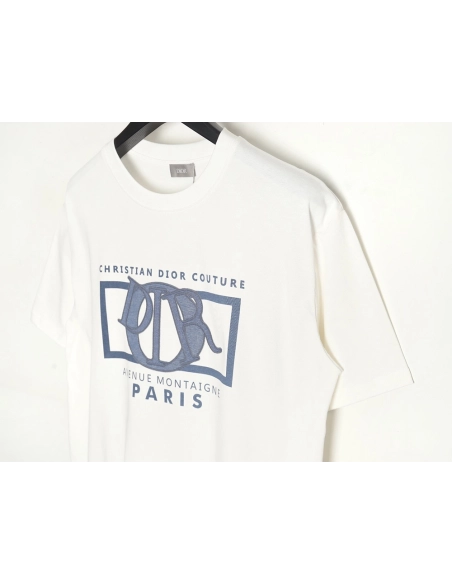 Dior patch embroidered lettering short sleeves,Dior