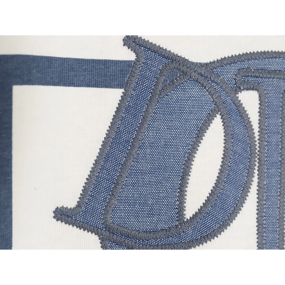 Dior patch embroidered lettering short sleeves,Dior