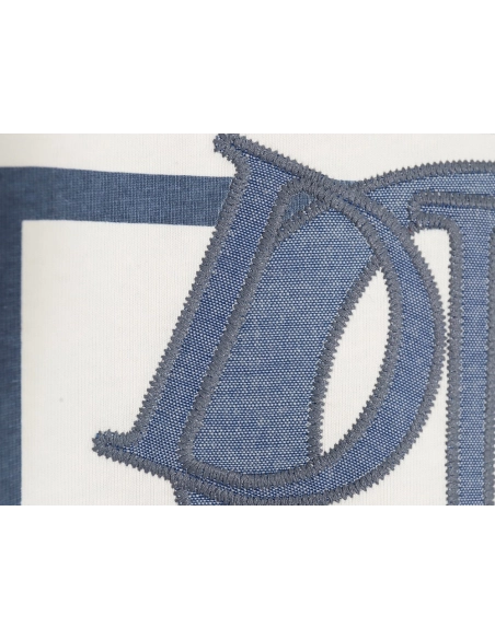 Dior patch embroidered lettering short sleeves,Dior