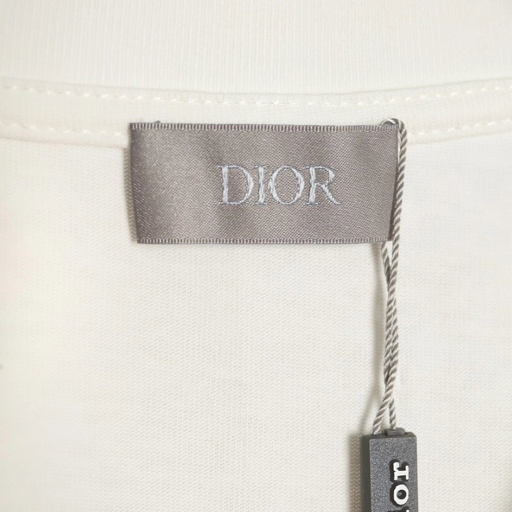 Dior patch embroidered lettering short sleeves,Dior