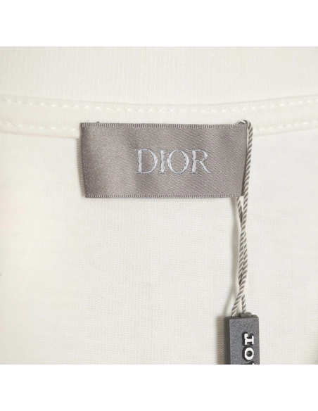 Dior patch embroidered lettering short sleeves,Dior