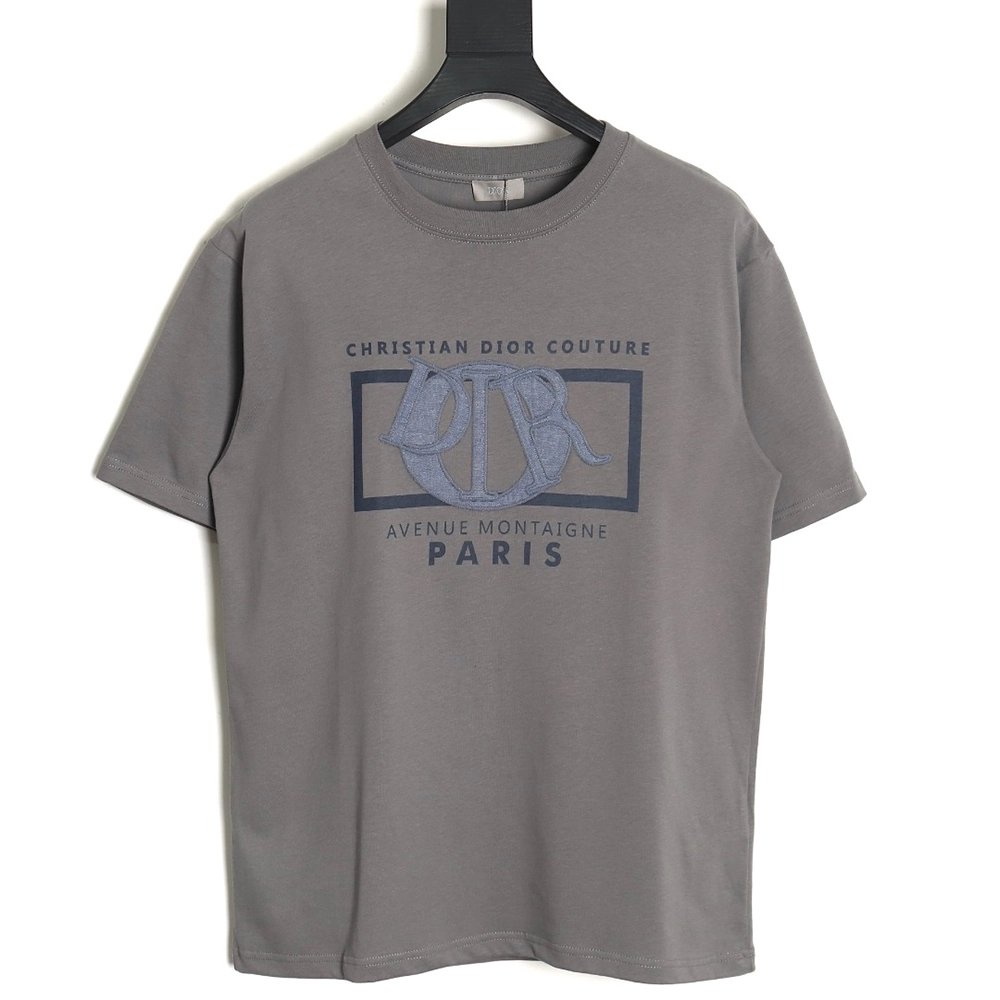 Dior patch embroidered lettering short sleeves TSK1,Dior