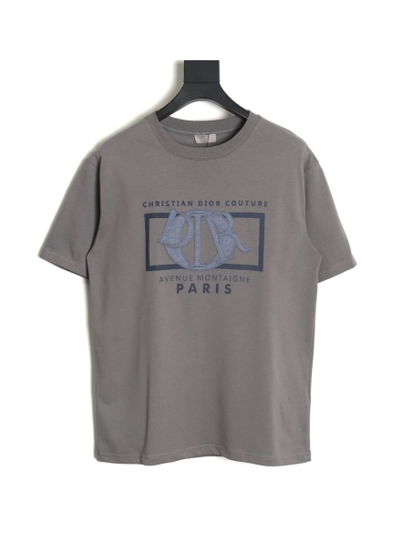Dior patch embroidered lettering short sleeves TSK1,Dior