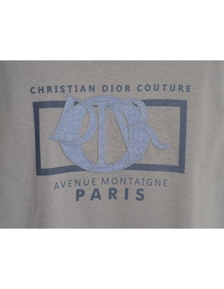 Dior patch embroidered lettering short sleeves TSK1,Dior