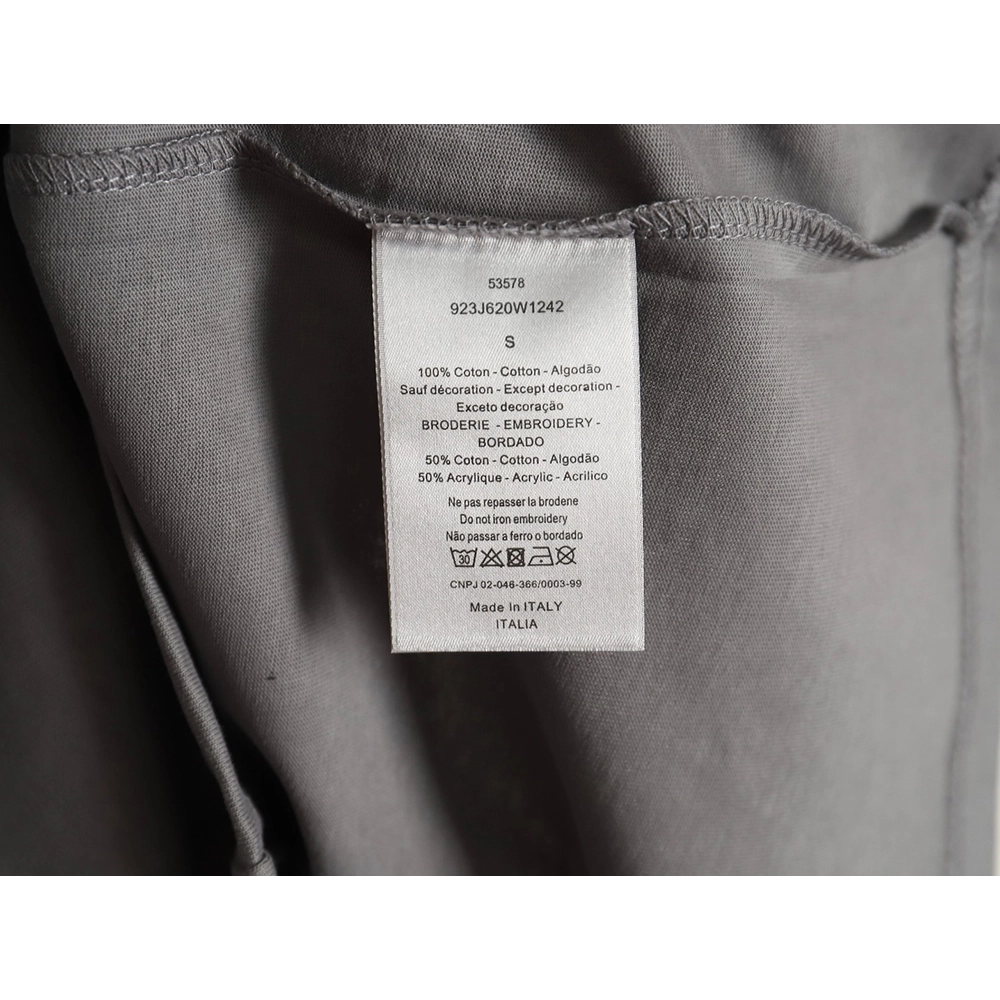 Dior patch embroidered lettering short sleeves TSK1,Dior