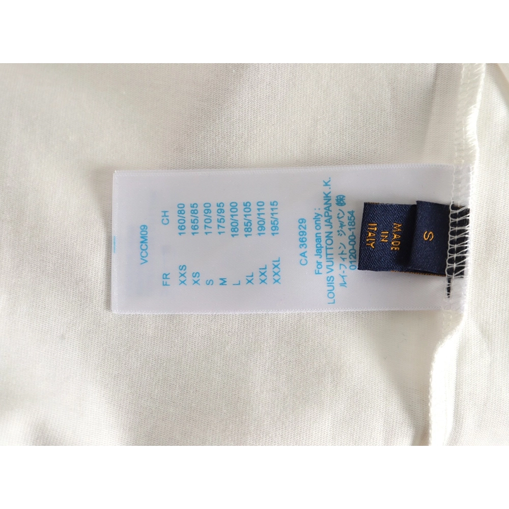 Louis Vuitton Back Chain Circle Print Short Sleeve T-Shirt,Louis Vuitton