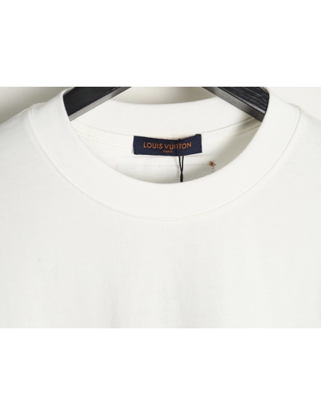 Louis Vuitton Back Chain Circle Print Short Sleeve T-Shirt,Louis Vuitton