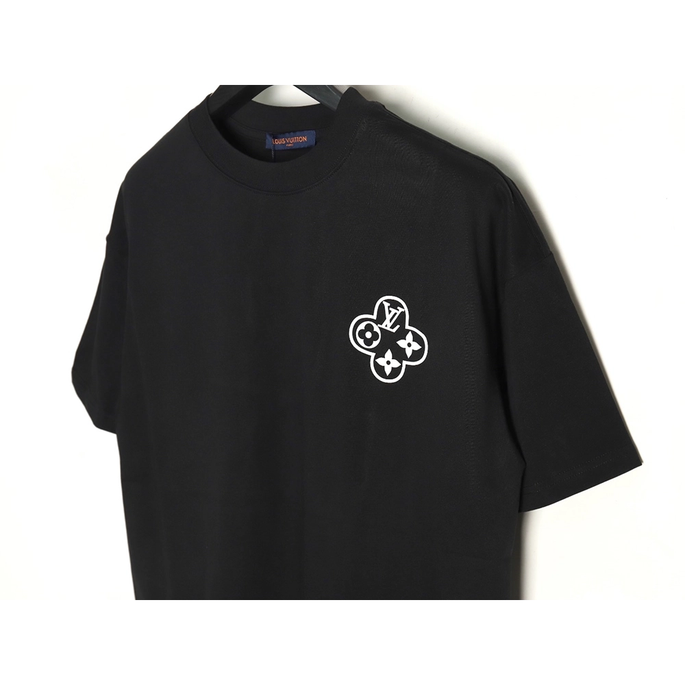 Louis Vuitton Back Chain Circle Print Short Sleeve T-Shirt,Louis Vuitton