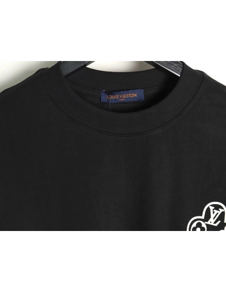 Louis Vuitton Back Chain Circle Print Short Sleeve T-Shirt,Louis Vuitton