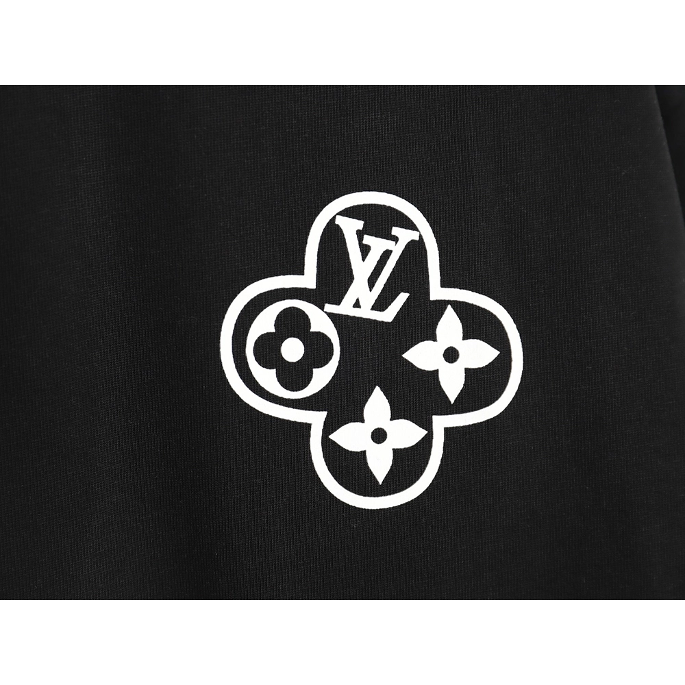 Louis Vuitton Back Chain Circle Print Short Sleeve T-Shirt,Louis Vuitton