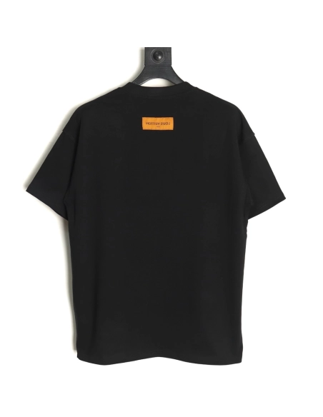 Louis Vuitton Chest Ski Logo Embroidered Short Sleeve T-Shirt TSK1,Louis Vuitton