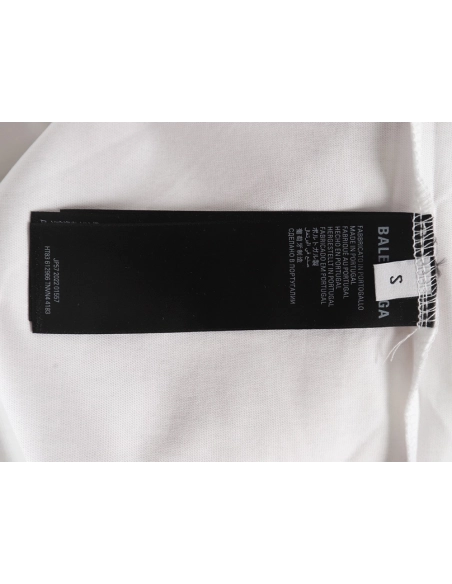 Balenciaga obscure lock letter embroidered short-sleeved T-shirt,Balenciaga