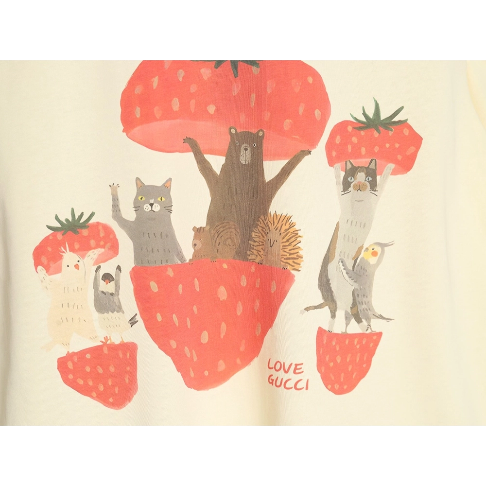 Gucci funny cartoon print short sleeves TSK8,Gucci