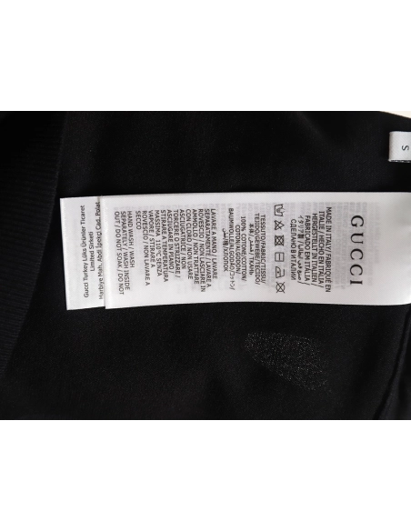 Gucci Small Logo Intarsia Knitted Short Sleeve Polo Shirt,Gucci
