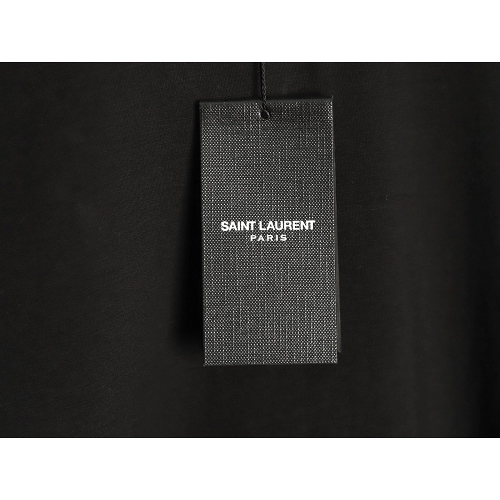 Saint Laurent chest logo embroidery short sleeves,Saint Laurent