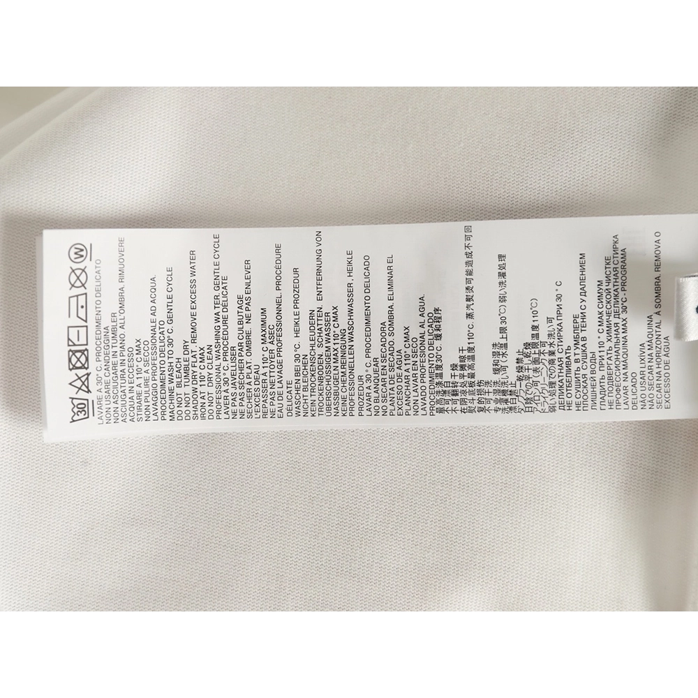 Maison Margiela Moon Phase Round Neck Short Sleeve T-Shirt,MAISON MARGIELA